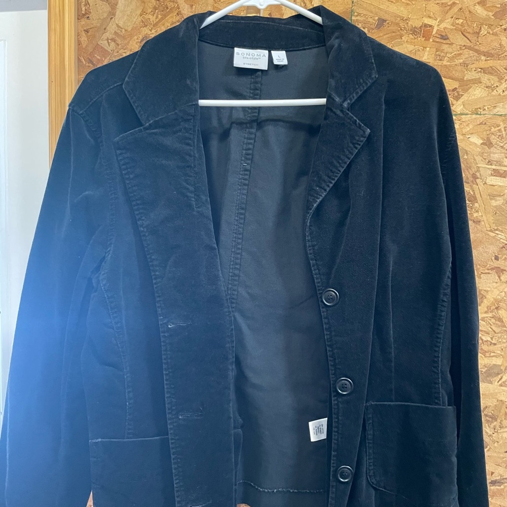 Black corduroy jacket